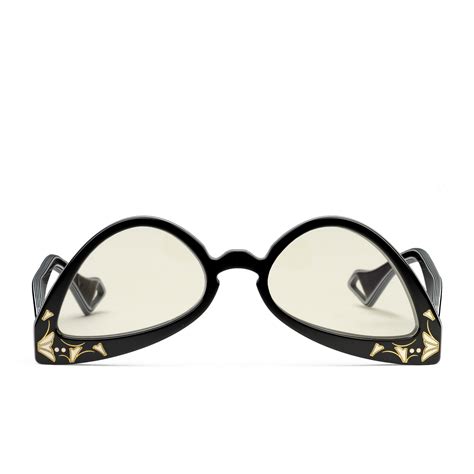 gucci glasses eyesize 58|inverted cat eye glasses gucci.